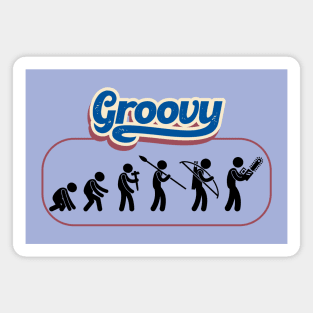 Groovy Evolution Magnet